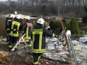 Gartenhaus in Koeln Vingst Nobelstr explodiert   P068